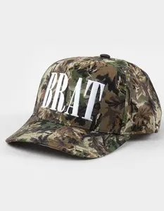 THE HAPPIEST Brat Womens Snapback Hat, Camo Green