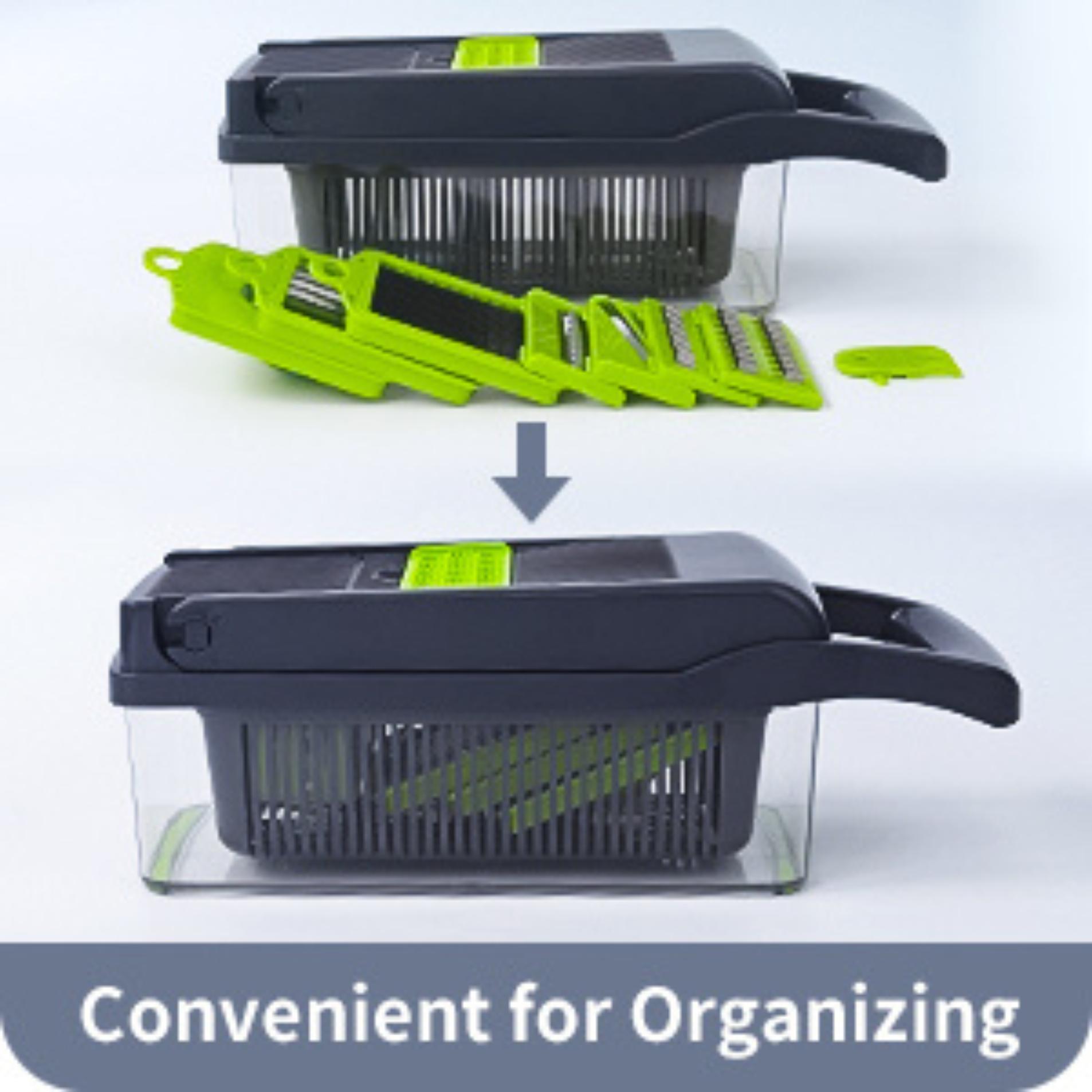 Vegetable Chopper, Pro Onion Chopper, 14 in 1Multifunctional Food Chopper, Kitchen Vegetable Slicer Dicer Cutter,Veggie Chopper With 8 Blades,Carrot Chopper With Container Vegetable Chopper, Pro Onion Chopper, 14 in 1Multifunctional Food Chopper, Kitchen Vegetable Slicer Dicer Cutter,Veggie Chopper With 8 Blades,Carrot Chopper With Container