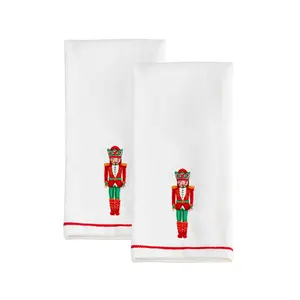 Lenox Bayberry Nutcracker Kitchen Towels, Set of 2