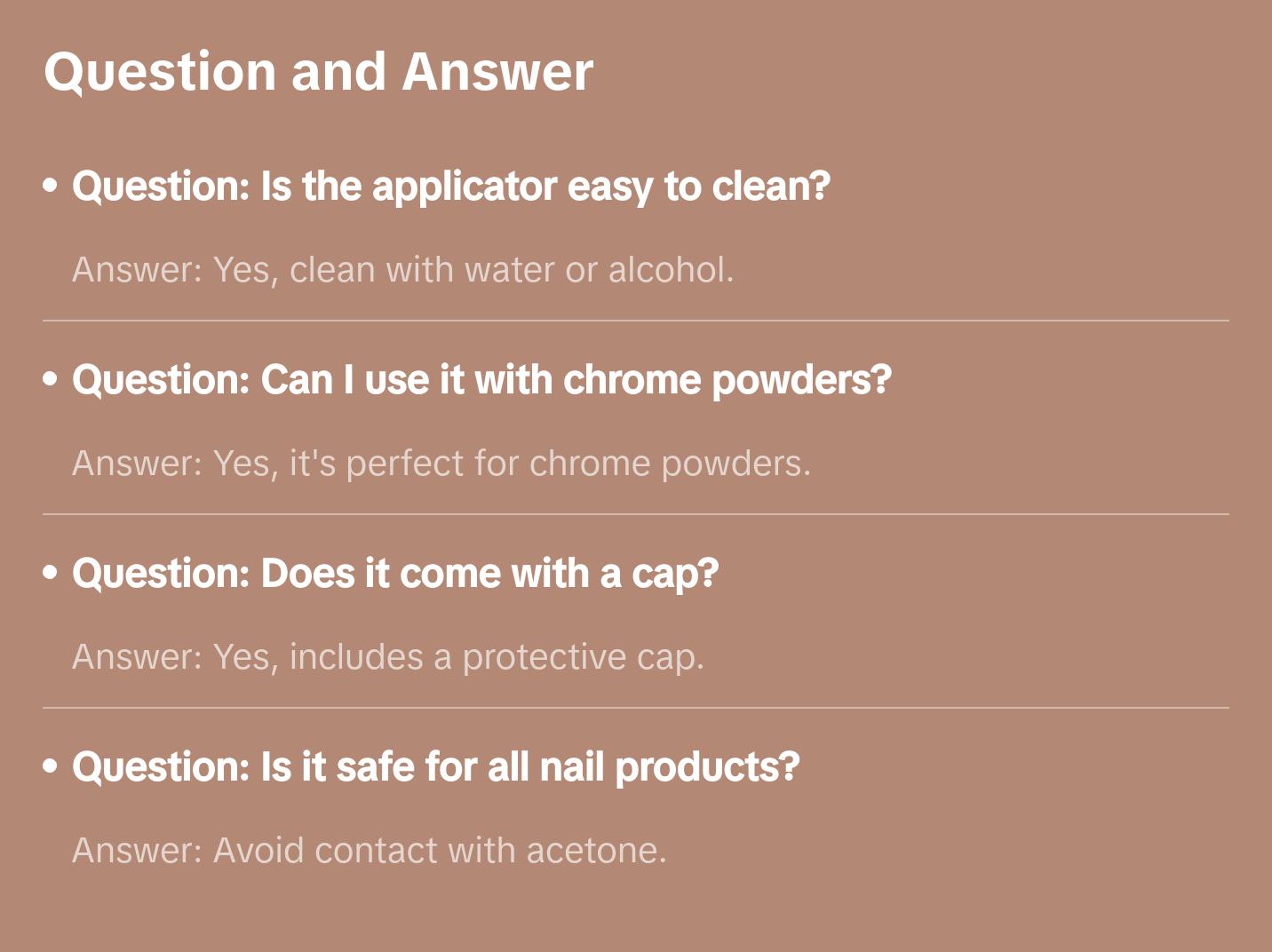 Pink Soft Silicone Nail Art Applicator