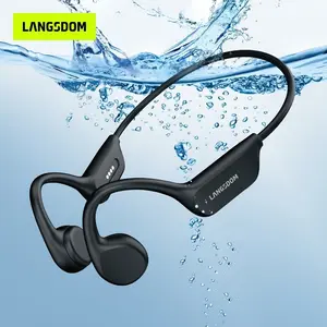 IPX8 Waterproof Bluetooth Swimming Headphones with 32G Storage