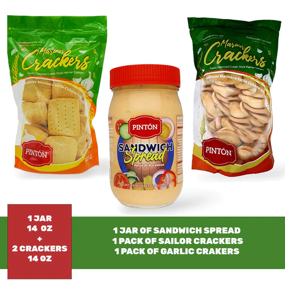 Cuban Crackers Pintón, Garlic Crackers & Bocadito Spread - TikTok Shop