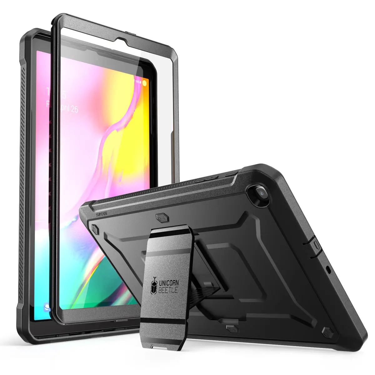 SUPCASE Protective TPU Plastic Tablet Shell Accessory with Built-in Screen Guard, Smooth Touch, for 7-11 in Samsung Galaxy Tab A Models (9 Plus/9/8/7/7 Lite/11/10.4/10.5/10.1/8.7/8.4/8.0) & 10.1 in 2016 SM-T580/T585 (No Pen Version) Full Protection, Acces