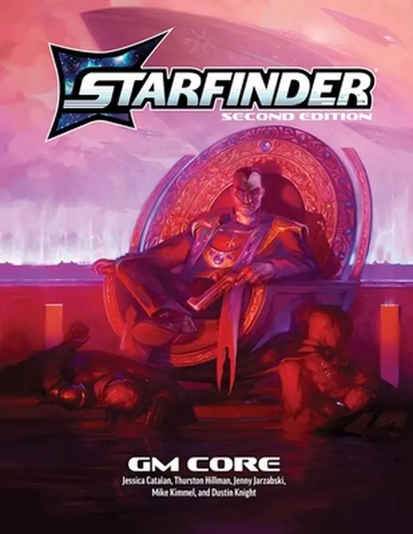 Starfinder Second Edition GM Core English RPG Rulebook - Dustin Knight, 264-Page Hardcover for Game Masters with Quick-to-Run Combat Rules, Dynamic Hacking Rules, Game Master Advice, New Hazard Creation Guidelines