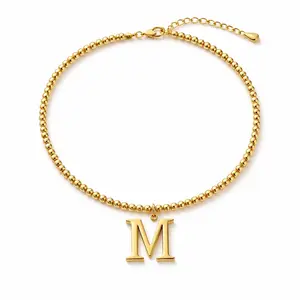 Initial Choker - Elegant Design with Adjustable Fit and Comfortable Fit for Everyday Wear