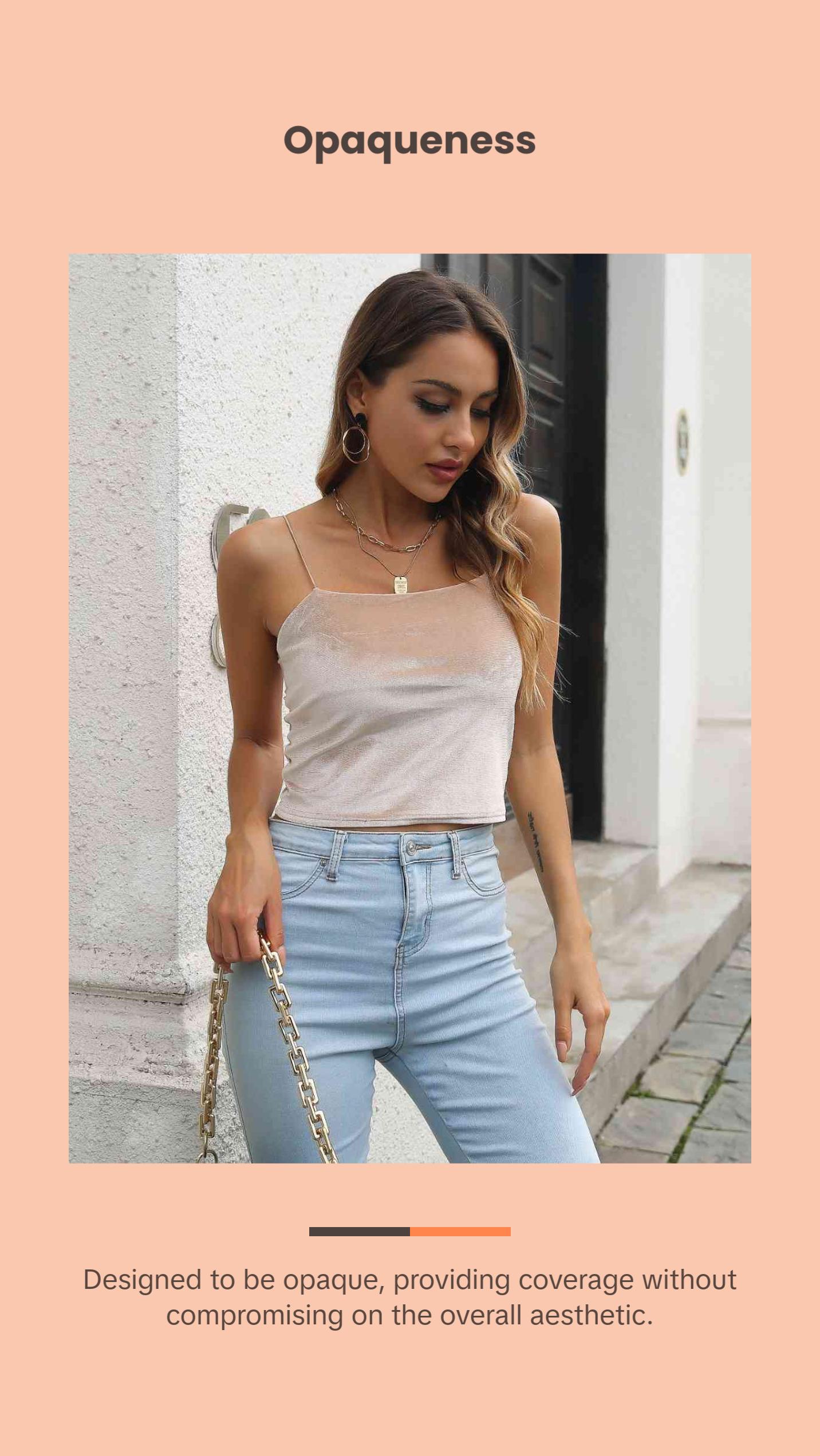 Straight Neck Cropped Cami