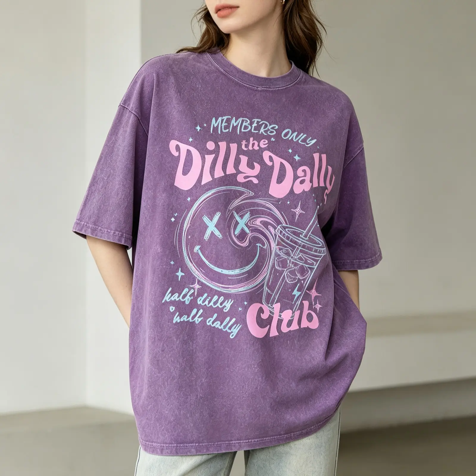 Dilly Dally Club T-Shirt, Members Only Shirt, Sarcastic Retro Shirt, Sassy Dilly Dally Graphic Tee, Funny Women's Tee Casual Soft