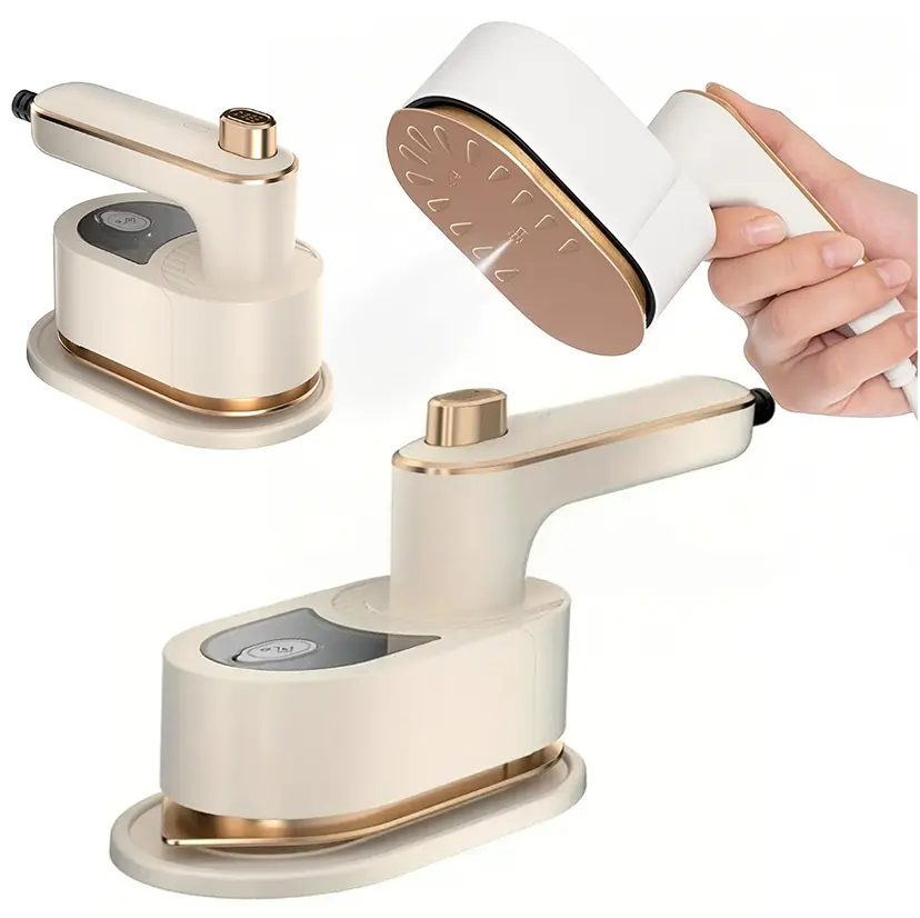 2026 Portable Handheld Garment Steamer, Mini Travel Iron, Foldable Wet & Dry Use Steam Iron,Household Folding Clothes Steamer for Home & Travel
