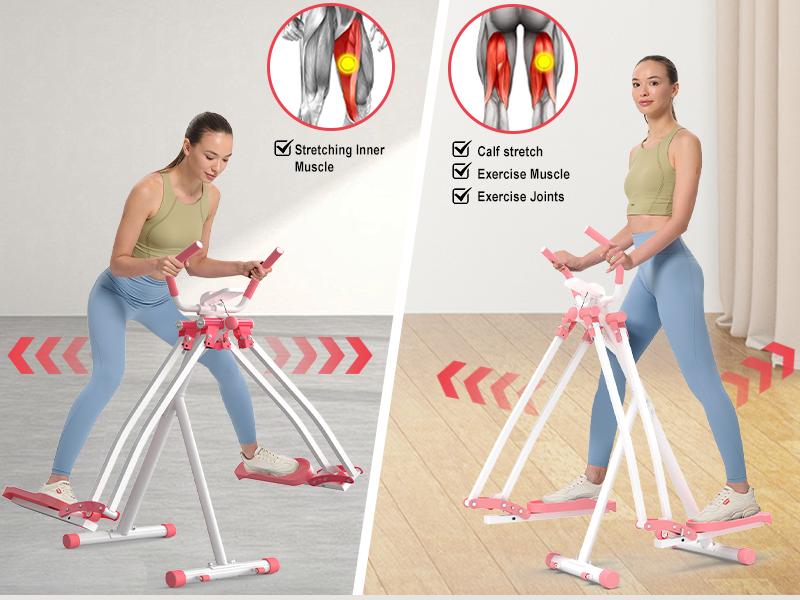 HOTWAVE Home SpaceWalker, provides zero-impact exercise for the hips, legs, and abdomen; fitness equipment, home fitness stepper, walking trainer, portable walking machine