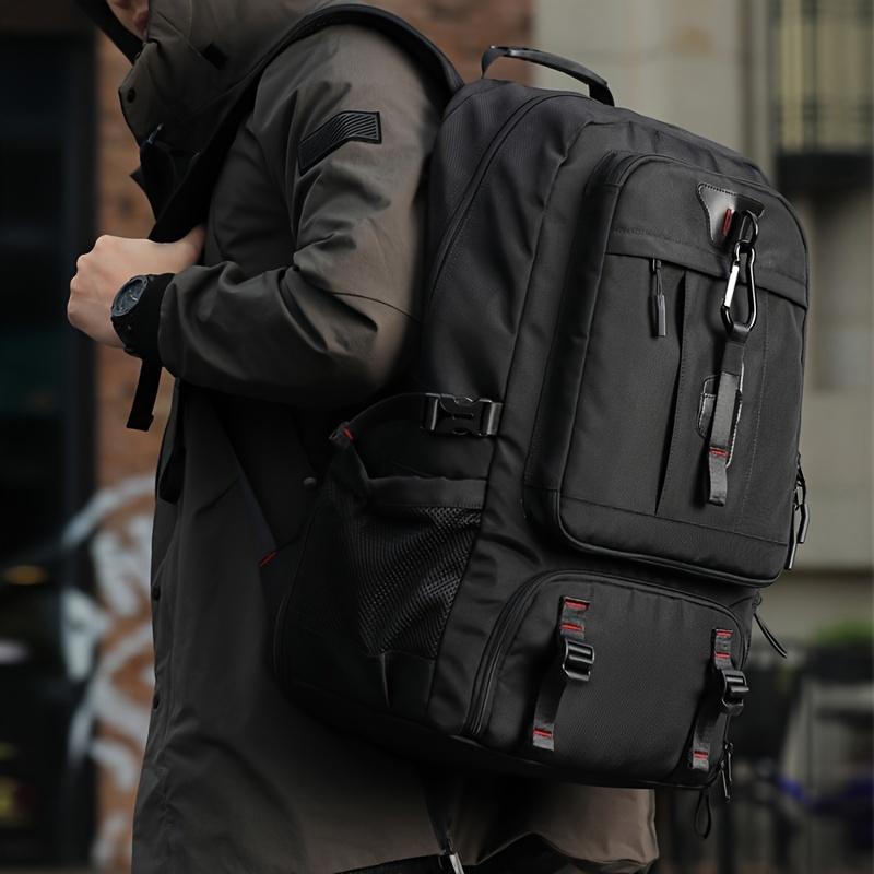 Simple Style Backpack with Multiple Compartments Business Notebook Travel Bag, Unisex Casual Design Lightweight Zipper Luggage Backpack with Shoe Compartment College Style Backpack Large Capacity Youth Backpack Suitable for High School & Middle School Stu