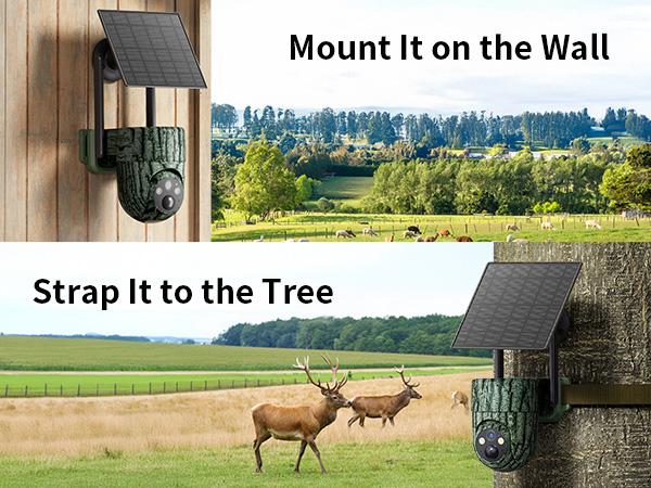 4G LTE Cellular Solar Powered Surveillance Security Camera CB84S – 2K HD Video 360° View, No WIFI, Remote APP Controlled, Motion Activated, Night Vision, Outdoor, 4G Data Card Included (Data refill is required)