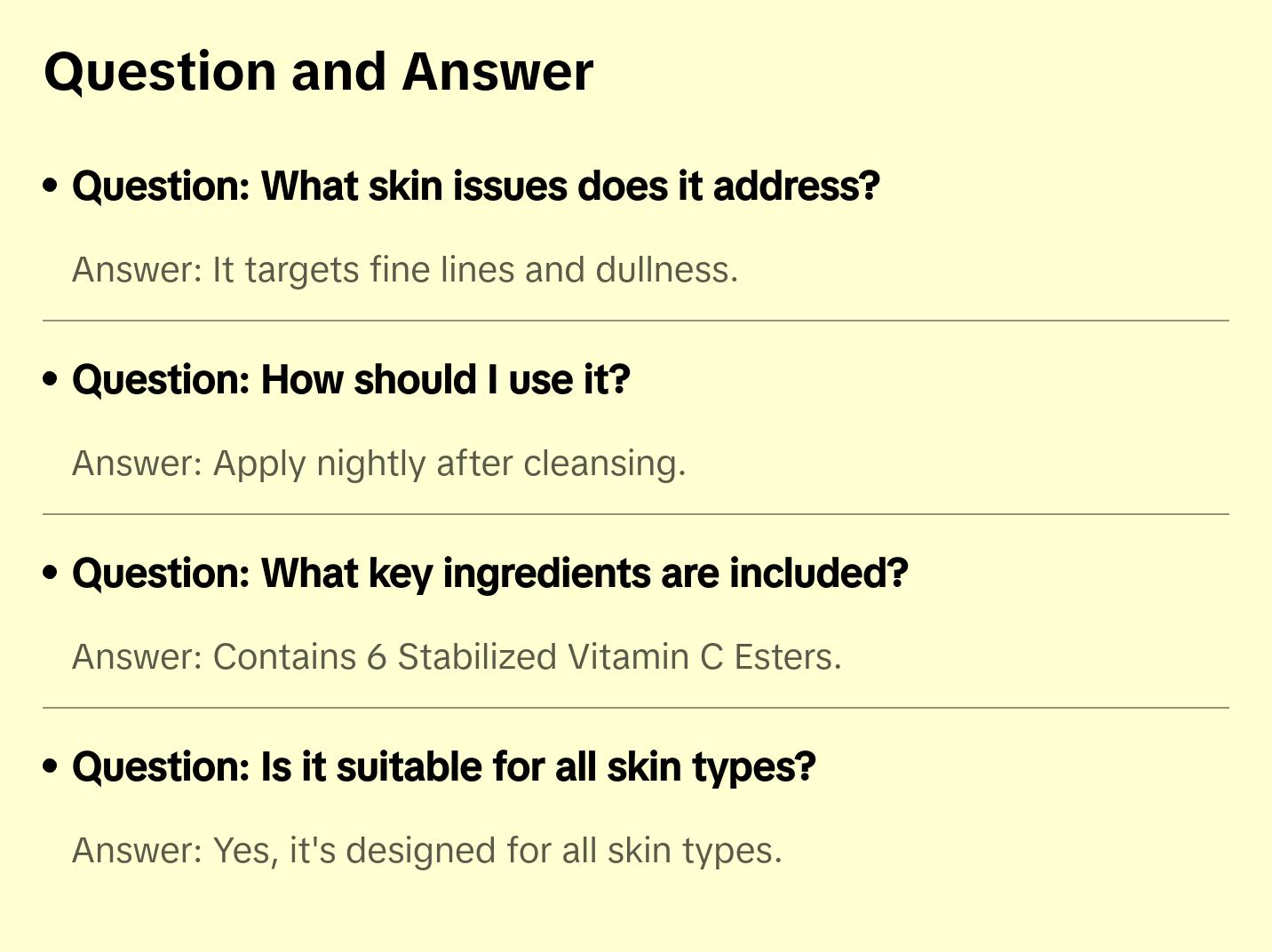 Serious C3 Vitamin C Night Cream – Anti-Aging Restore Treatment Serious C3 Vitamin C Night Cream – Anti-Aging Restore Treatment