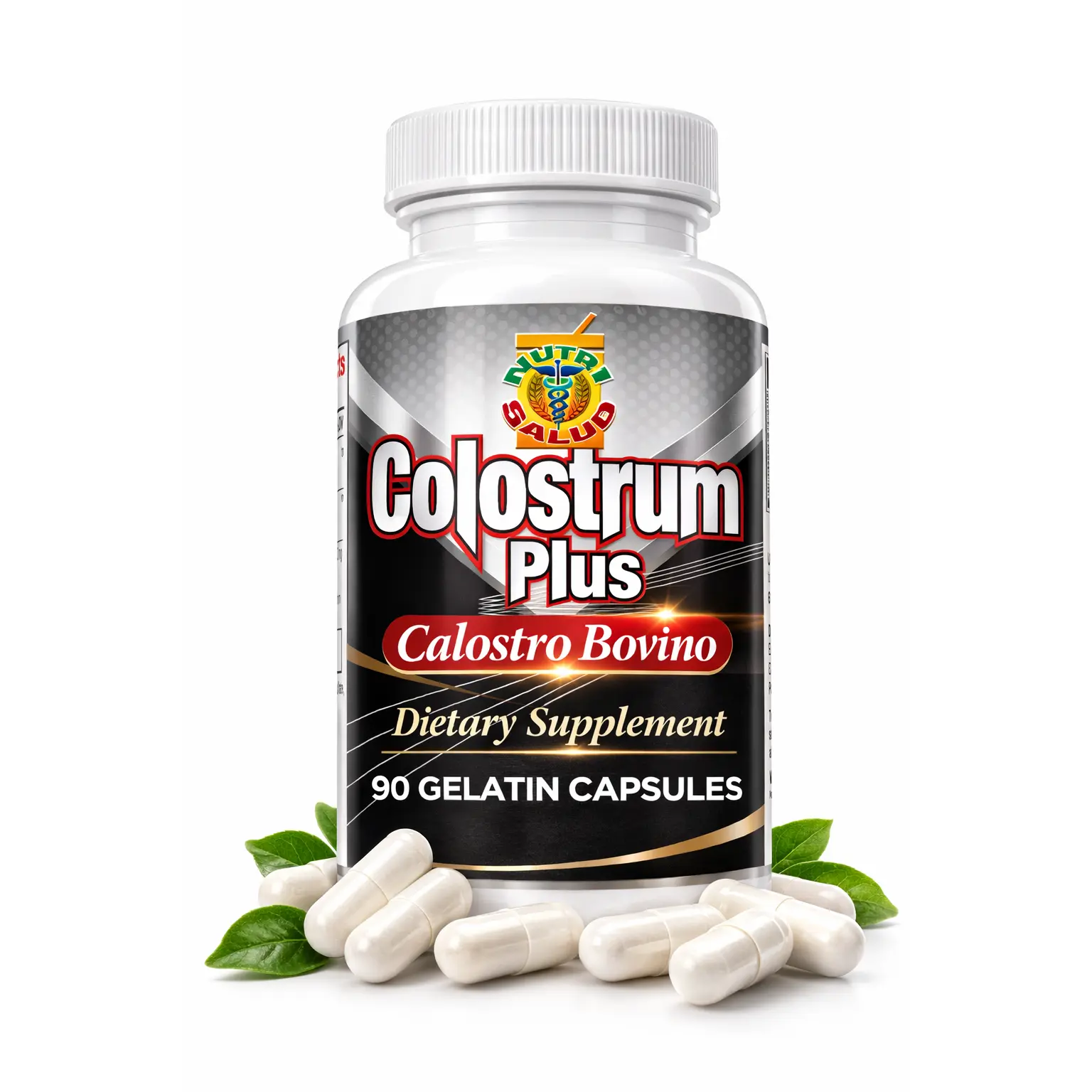 Colostrum. Capsulas de Calostro Bovino.