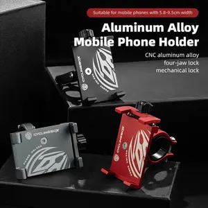 Universal Bike Phone Mount Aluminum Handlebar Holder Scooter GPS