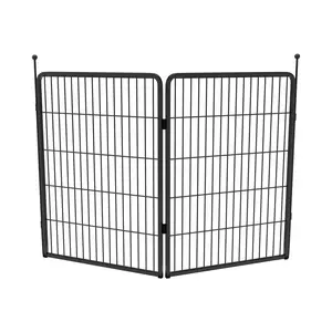 FXW Instant Unleashed Dog Playpen, Portable Pet Fence for Outdoor, RV Trips, and Camping, 24"/32"/40"/45" Height, 2/4 Panels for Small/Medium/Large Dogs