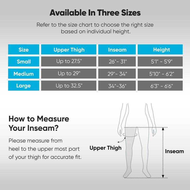 FIT KING Leg Massager Fast Recovery System, Calf & Thigh & Foot Air Massage Boots, for Faster Circulation and Better Muscle Recovery - FSA/HSA Eligible After Exercise