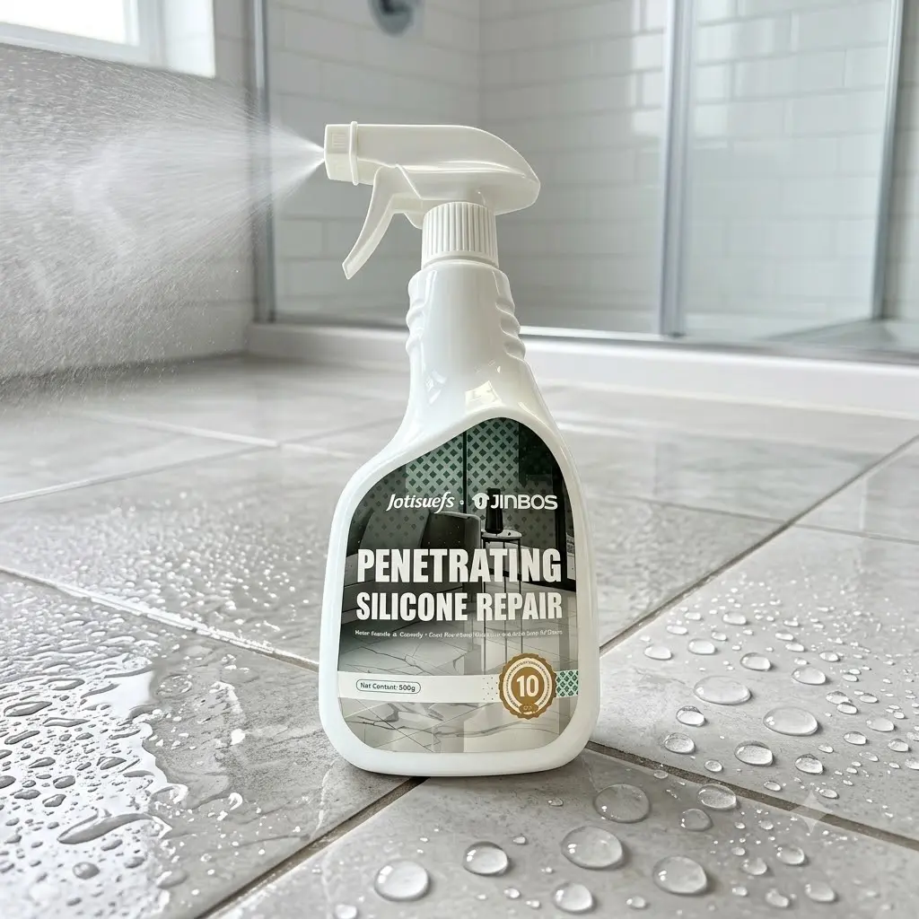 500ml/16.9fl oz Eco-Friendly Silicone Waterproof Spray - Deep Penetration Sealant for Concrete, Tile, Bathrooms, 10-Year Protection Against Moisture, Stains, Water Damage, Fast-Dry Invisible Indoor/Outdoor Use, Kitchens, Fast-Drying Formula