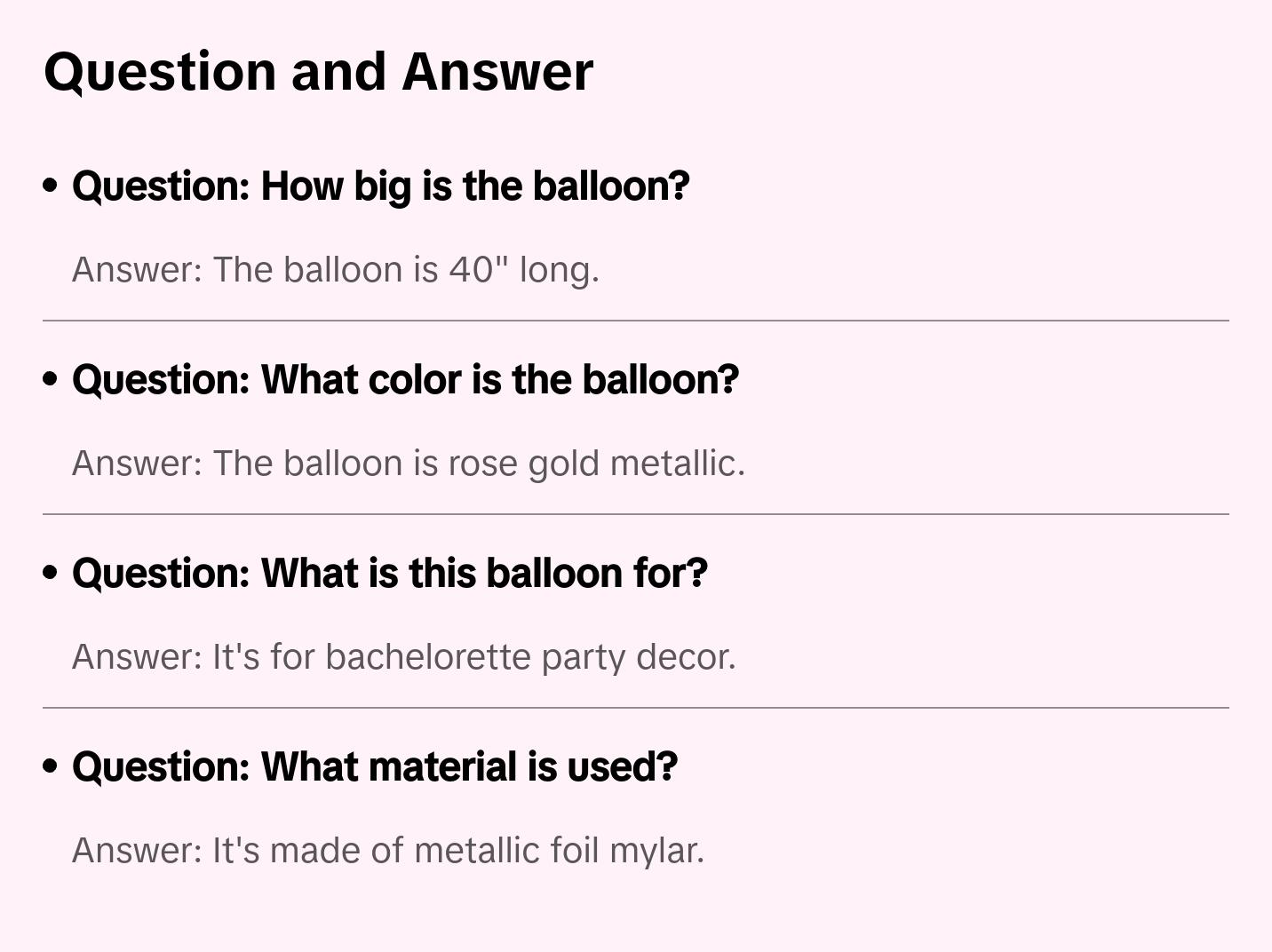 40" Foil Bachelorette Balloon funny party decor