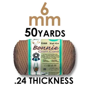 6mm Bonnie Braid 50 yard Macrame Cord