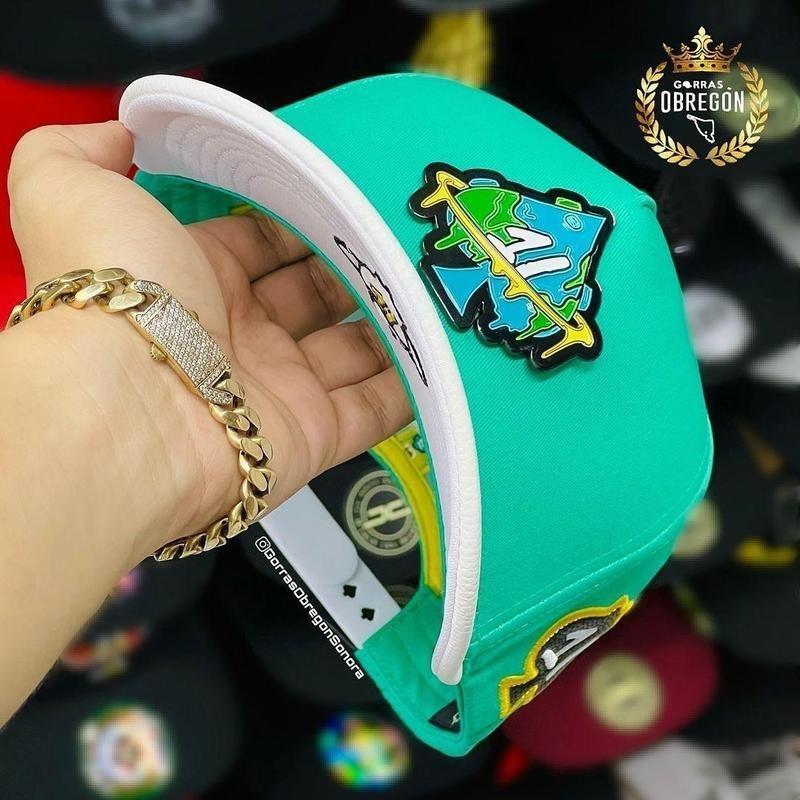 Poker Light Green Hat Unisex Embroidered Snapback Baseball Cap 100% Cotton, Elastic Fit, Machine Washable, Fitted Hat for Men & Women, 2026 Trending Snapback Hats