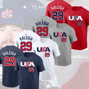 Cal Raleigh 2026 USA Team World Baseball Classic Name & Number FASTShip