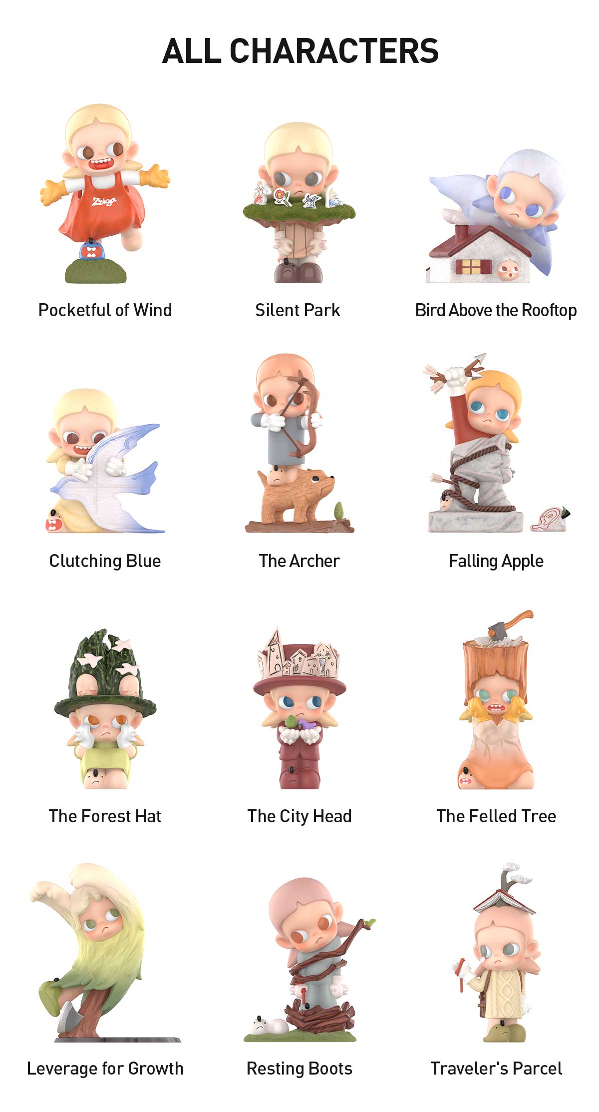 POP MART Zsiga Borderline Drifter Series Figures