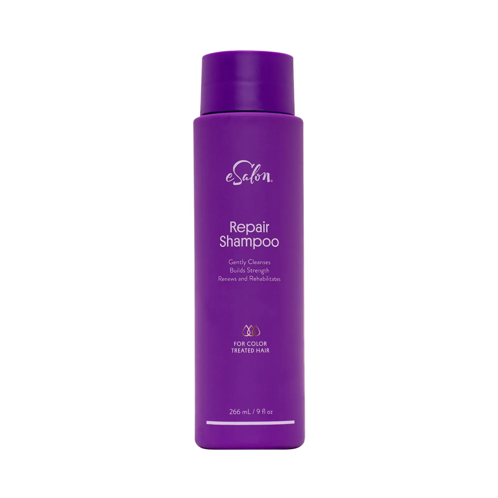 eSalon Hair Shampoo for Color-Treated Hair, Repair Color Care Shampoo 9 Fl Oz - Sulfate-Free (SLS and SLES) to Prevent Color Fade - Renews, Strengthens, & Improves Dry Colored Hair