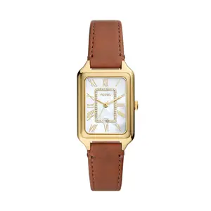 Fossil Women's Raquel Three-Hand Date, Gold-Tone Stainless Steel Watch