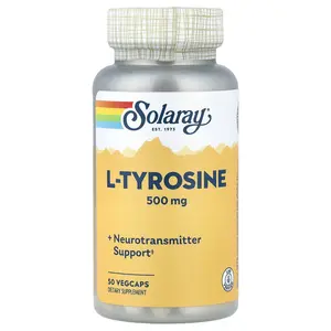 Solaray L-Tyrosine, 500 mg, 50 VegCaps