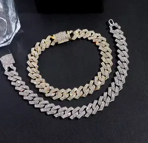 Iced Cuban Link Chain Bracelets for Men & Women