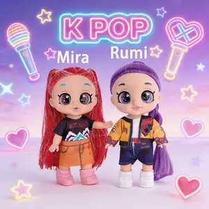 TikTok Viral K-POP Idol Singing Doll 10” | 5D Crystal Eyes Cute Anime Gift