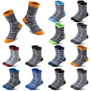 12 Pairs Toddler Kids Boys Girls Crew Athletic Half Cushion Socks For Children Little Big Boys Sport Socks