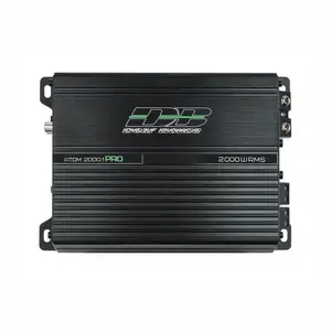 Deaf Bonce Apocalypse ATOM‑2000.1PRO Amplifier – 2000W RMS Class D Mono Amplifier (610W @ 4Ω, 1280W @ 2Ω, 2000W @ 1Ω)