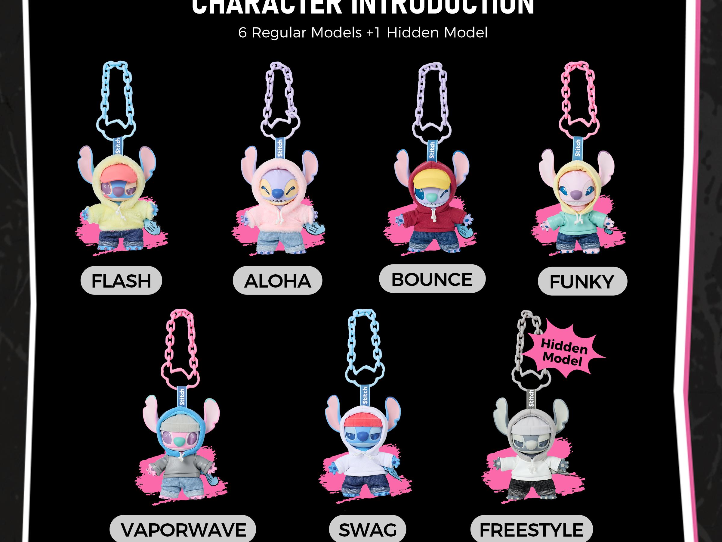 Disney Stitch GenZ Street Series Plush Blind Box - Hiphop Style ...