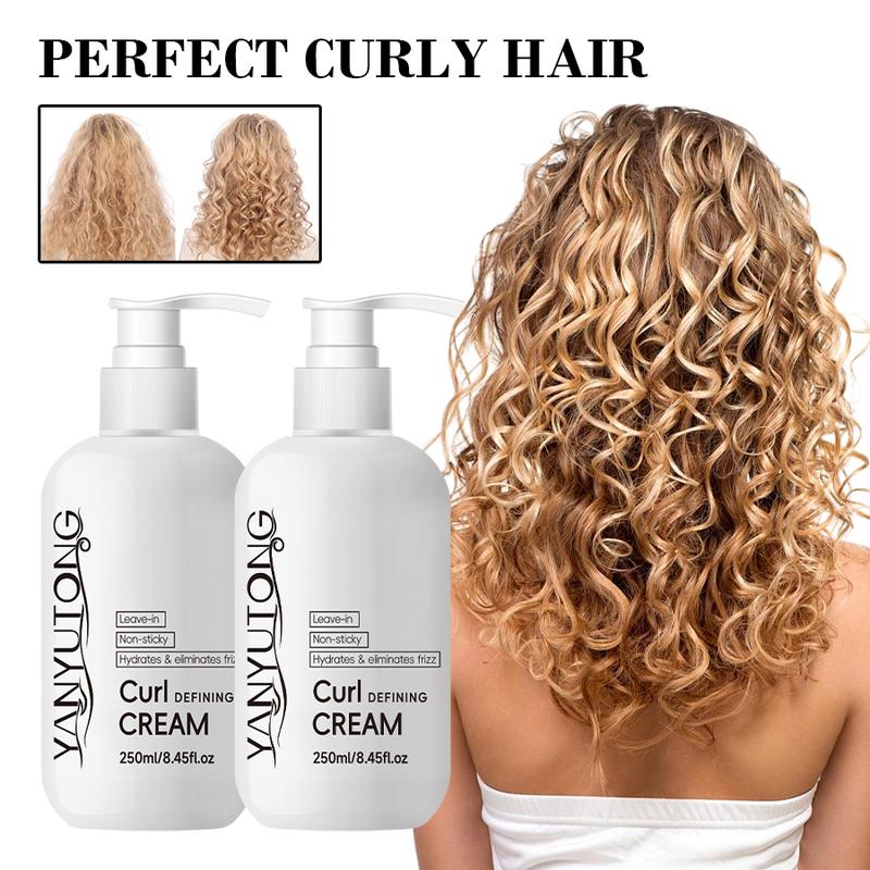 Curl Styling & Nourishing Cream – Hydrates, Enhances Curl Shape, Reduces Frizz, Softens Hair, Smooth Finish, Improves Curl Elasticity, Lightweight Formula, Daily Hair Care for Men & Women