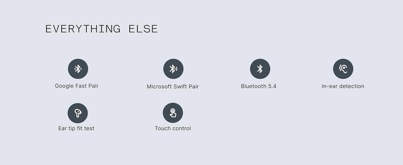 CMF Buds 2a Wireless Bluetooth Earbuds, 12.4 mm Custom Dynamic Driver, 42 dB Active Noise Cancellation, 4 HD Mics with Clear Voice Technology