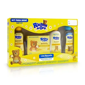 Ricitos de Oro Chamomile 4-Piece Care Kit – Shampoo, Soap, Lotion & Cologne Set