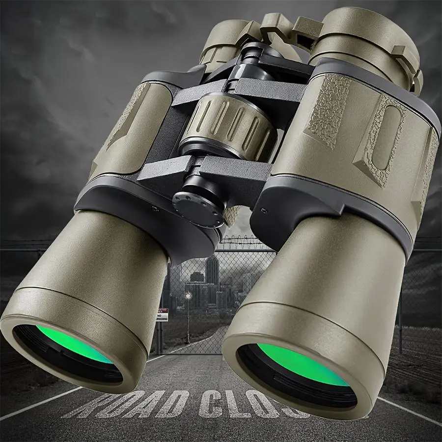10X50 Binoculars, Multipurpose Outdoor Binoculars with Smart Phone Adapter, Center Focus Binoculars for Hunting, Hiking, Bird Watching