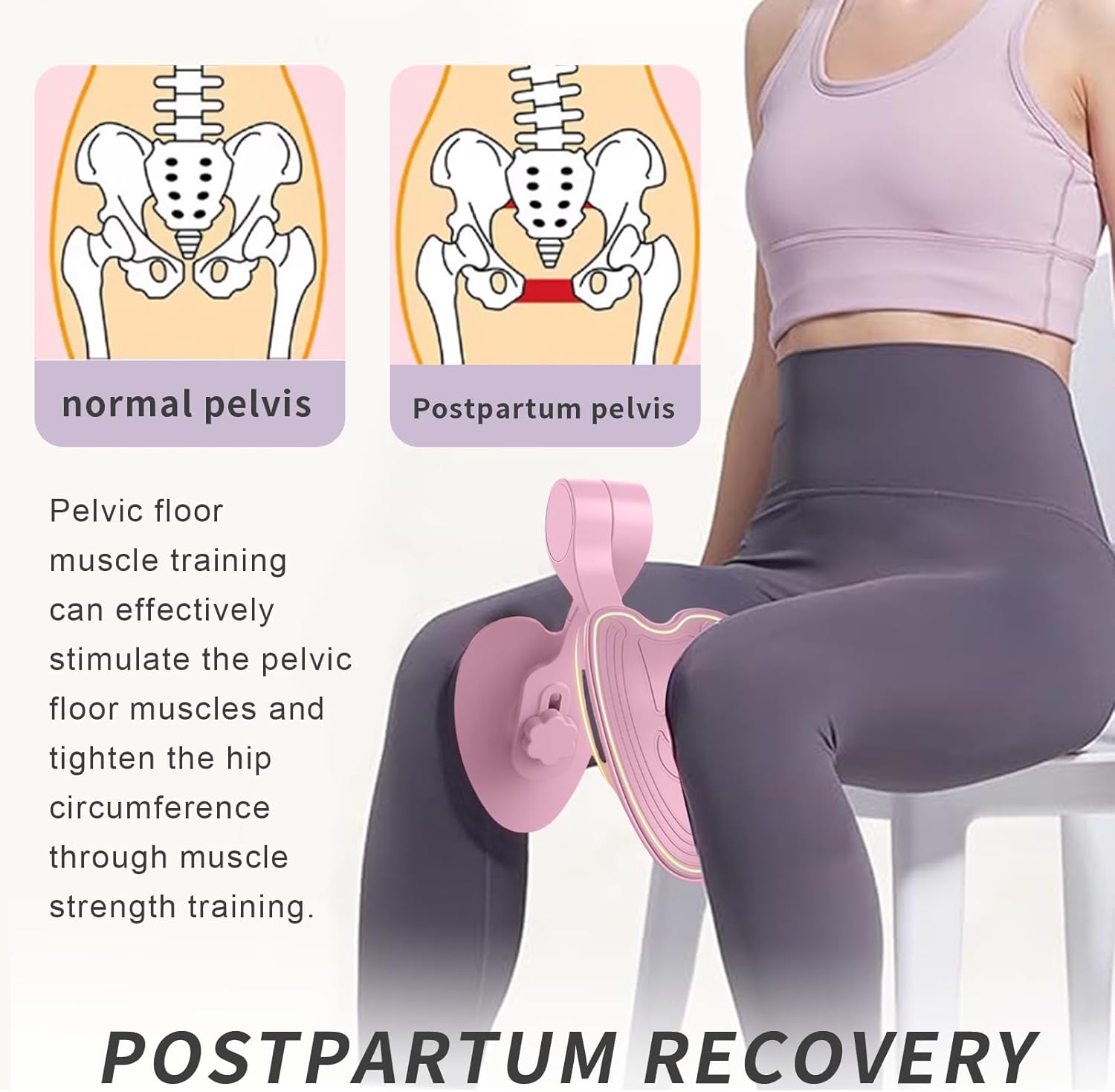 Thigh Exerciser,Thigh Toner,Leg & Hip Toner for Women/Men,Inner Thigh Shaper /Arm Sculptor,Portable Home Gym Equipment for Butt Lift & Kegel Training,Pelvic Floor Muscle Trainer exercise product upgraded muscle fitness