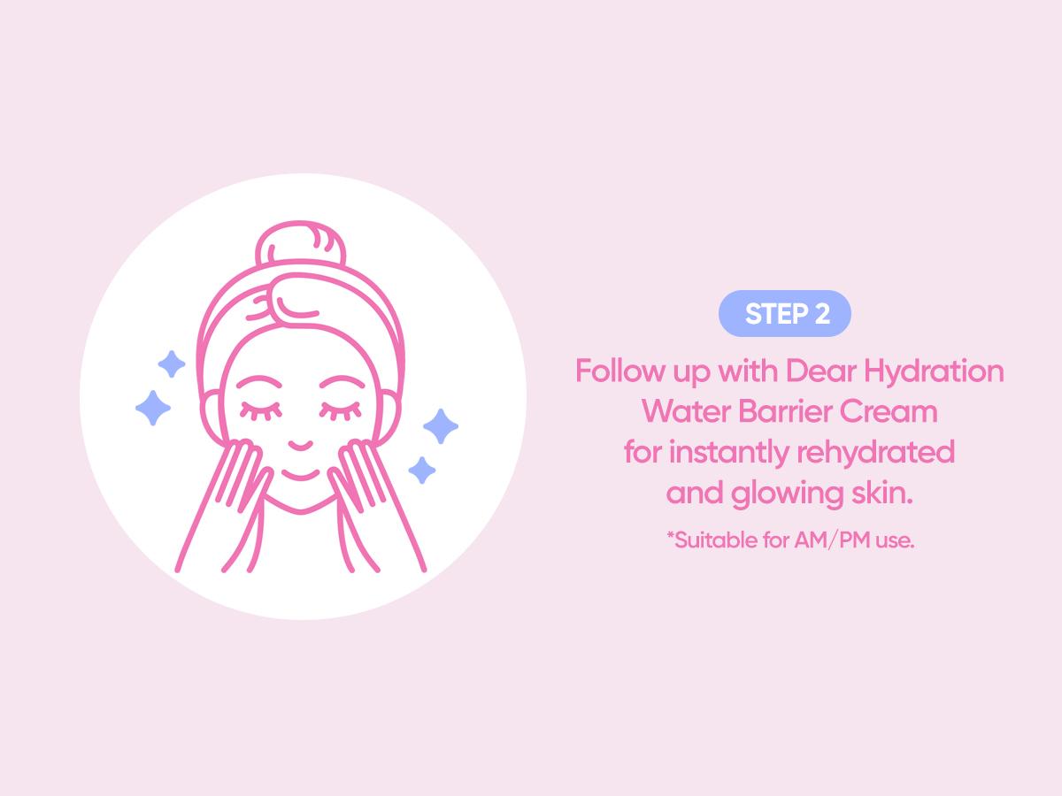 Dear Hydration Crystal Glow Essence | Pink Cactus & Biome Serum for Radiant, Moisturized Skin | Hyaluronic Acid Hydration Serum