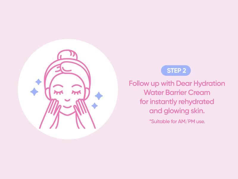 Dear Hydration Crystal Glow Essence | Pink Cactus & Biome Serum for Radiant, Moisturized Skin | Hyaluronic Acid Hydration Serum