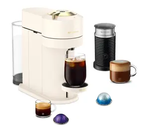 Nespresso Vertuo Next Coffee Maker & Frother, White/Gold Nespresso Vertuo Next Coffee Maker & Frother, White/Gold