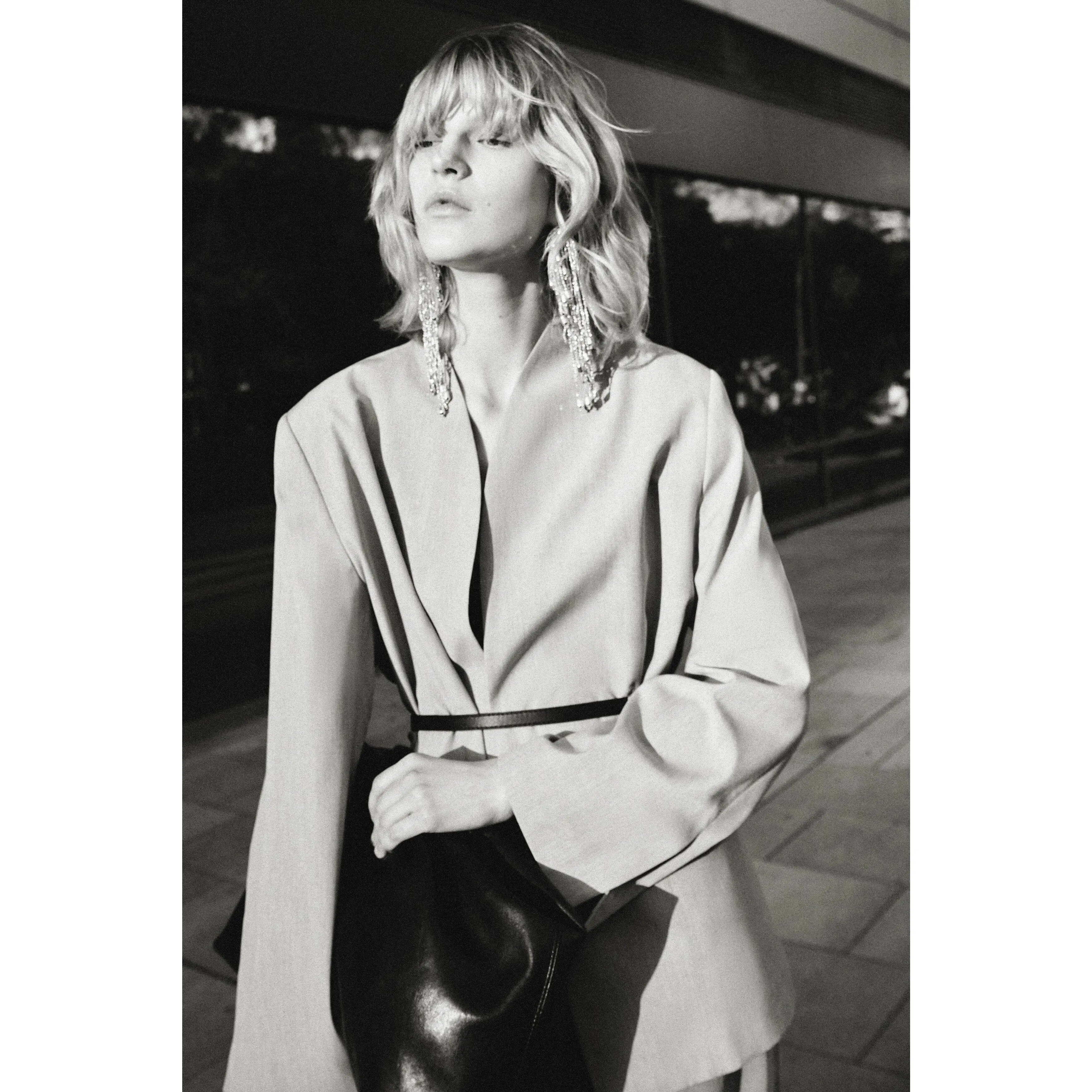 H&M Belted blazer