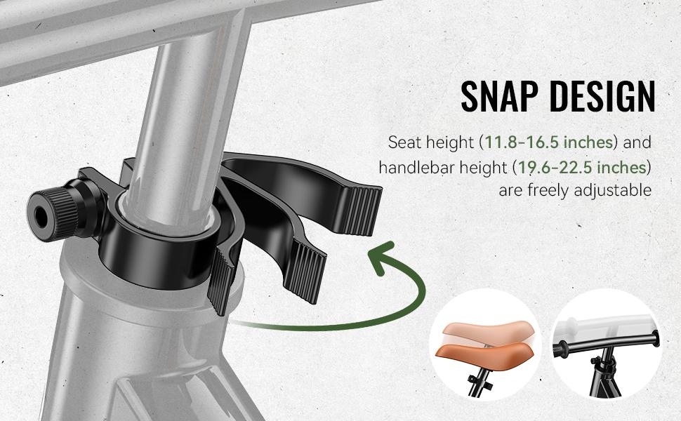 SEREED Toddler Balance Bike for Boys and Girls Ages 2-5, No-Pedal Kids Bicycle Toy, Tool-Free Adjustment, Customizable Plate with Stickers, Birthday Gift Idea-Spring glow up.