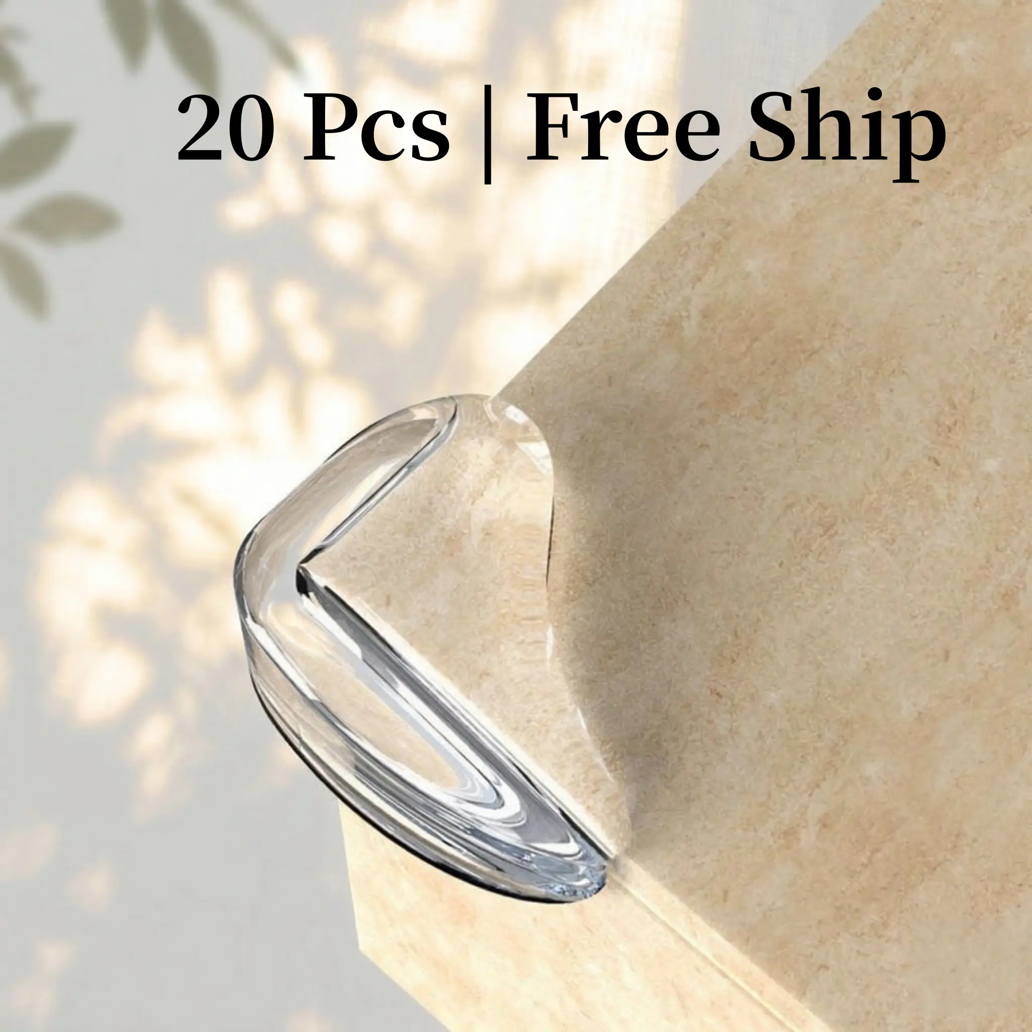 [20 PCS Free Ship] Clear Baby Safety Corner Guards | Soft Edge Protectors for Furniture