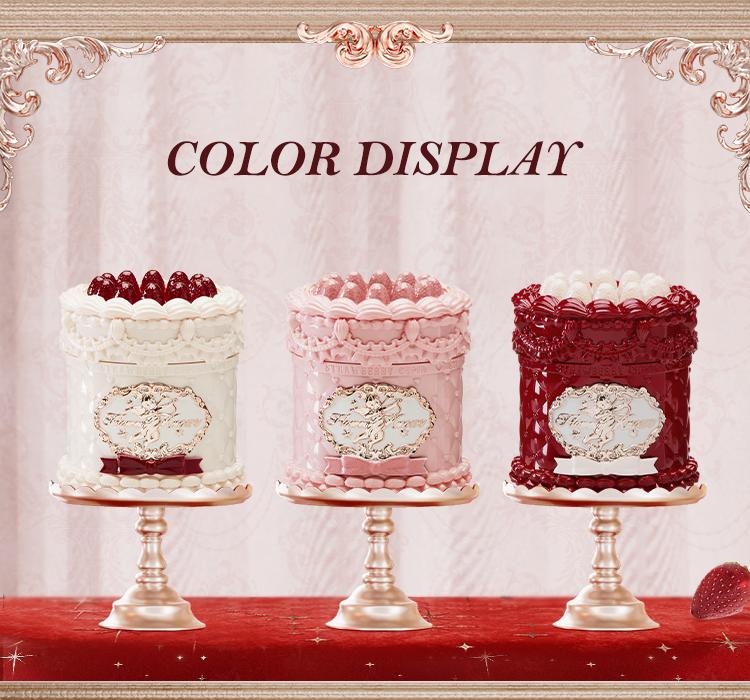 Flower Knows Strawberry Cupid Collection Cake Lip Cream, Smooth Matte Lip Cream, Long Lasting, Non-Stick Cup Lip Clay, Smudge Proof, High Pigment, Moisturizing, Summer Makeup Gift, Makeup Beauty Cosmetics