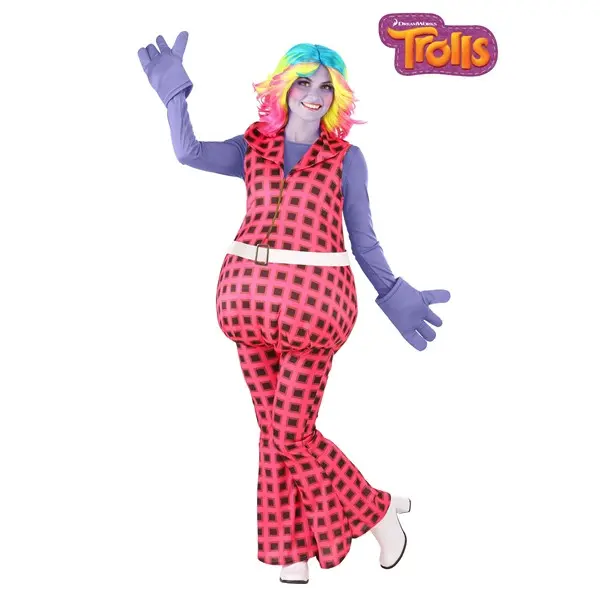 Trolls Women's Lady Glitter Sparkles Costume