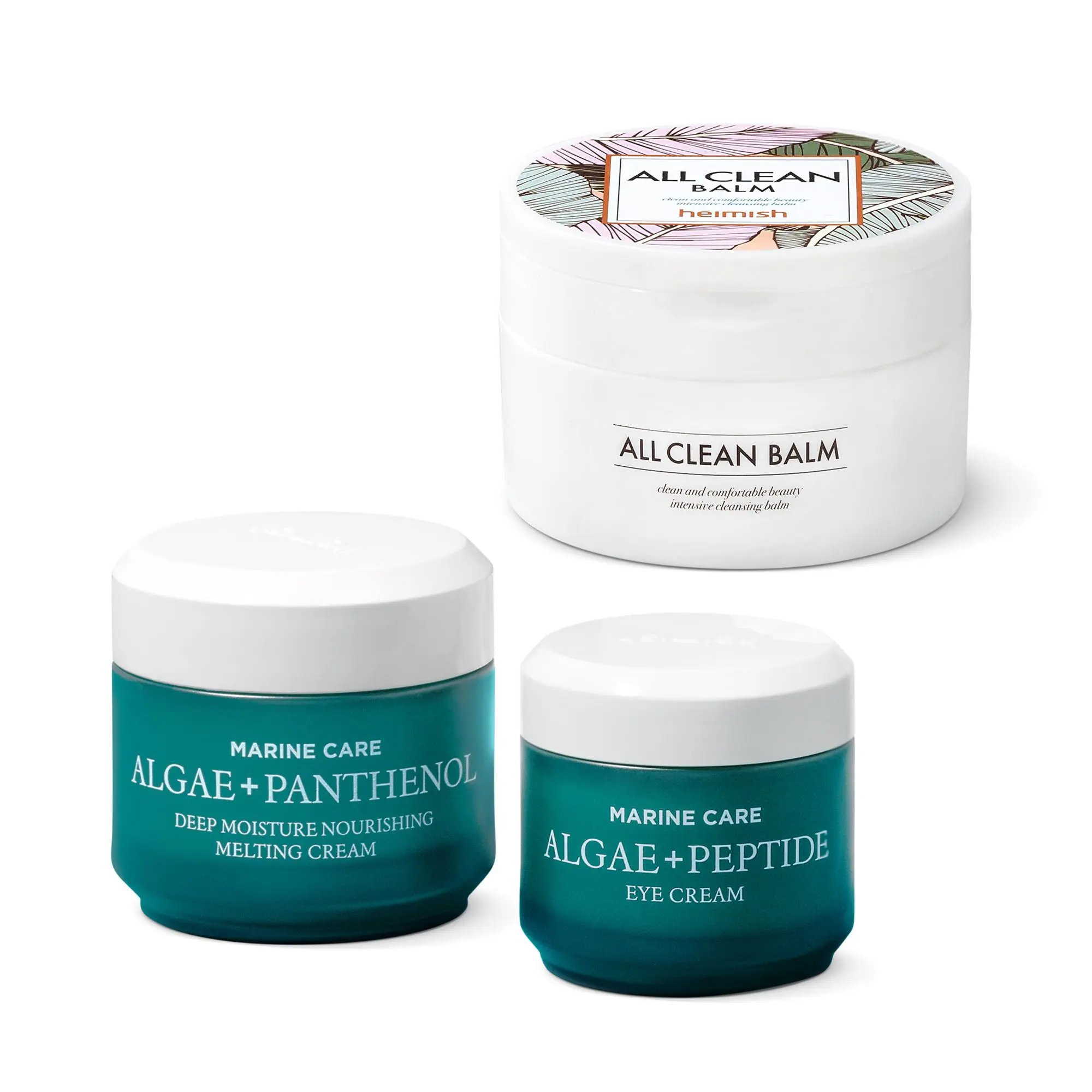[Heimish] SET- Dry Skin Care Routine Set (All Clean Balm + Marine Care Eye Cream + Marine Care Deep Moisture Nourishing Melting Cream) backtoschool