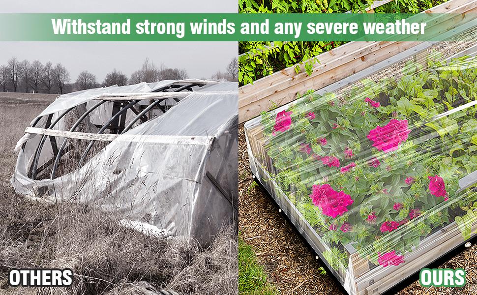 7ft x 11ft Heavy-Duty Waterproof Clear Tarp with Grommets, Insect-Resistant, Tear-Resistant, Windproof, Snowproof, Rainproof, Durable Transparent Rainproof Cover for Outdoor Garden, Patio, Chicken Coop, Greenhouse, Camping & Temporary Shelter, Car Shelter