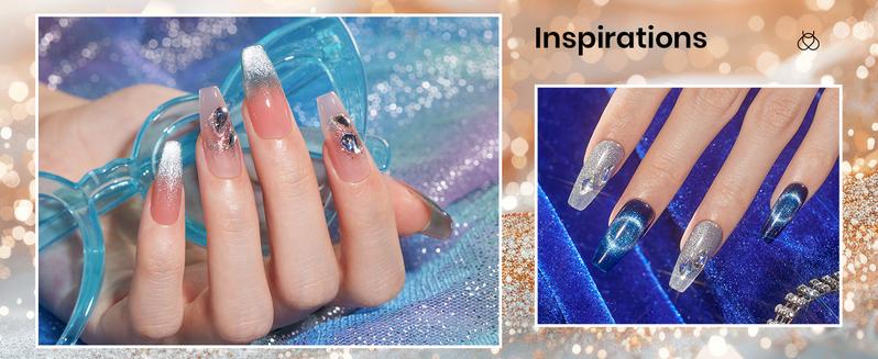 Beetles Cat Eye Gel Nail Polish Set, 6 Colors 7.5ml Magnetic Gel Nail Polish, Holographic Glitter Burgundy Red Blue Purple Gel Polish Magnetic Effect Sparkle Stunning Nail Polish Velvet Nail Salon DIY Home Easter's Gift for Women
